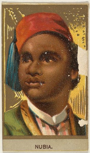 Nubia, from the Races of Mankind series (T181) issued by Abdul Cigarettes