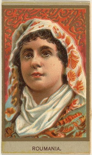 Romania, from the Races of Mankind series (T181) issued by Abdul Cigarettes