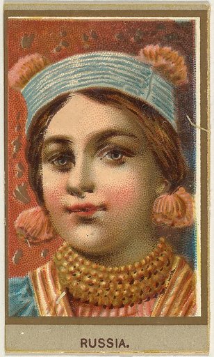 Russia, from the Races of Mankind series (T181) issued by Abdul Cigarettes