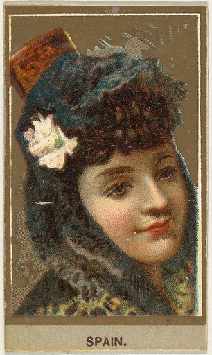 Spain, from the Races of Mankind series (T181) issued by Abdul Cigarettes