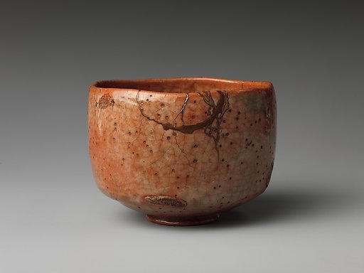 Red Raku Tea Bowl (Chawan)