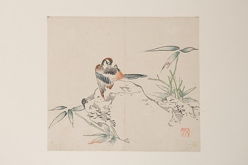 Leaf from the Ten Bamboo Studio Manual of Painting and Calligraphy