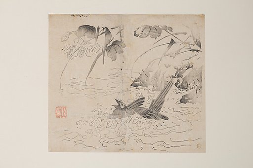 Leaf from the Ten Bamboo Studio Manual of Painting and Calligraphy