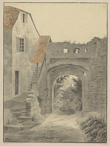 Entryway to Schloss Epstein