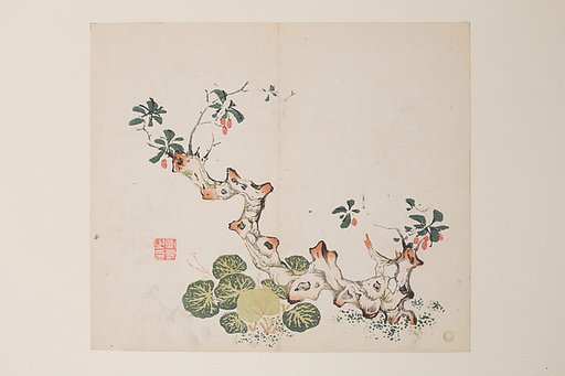 Leaf from the Ten Bamboo Studio Manual of Painting and Calligraphy