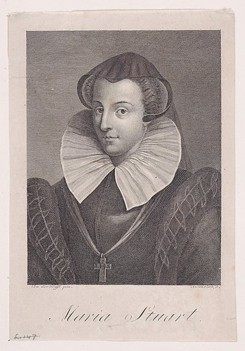 Mary, Queen of Scots (frontispiece, from "Theater, von Schiller," volume 4)