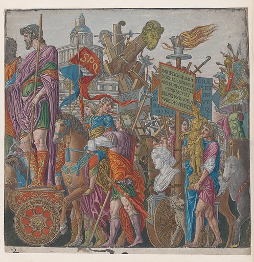 Sheet 2: A Triumphal Chariot, from "The Triumph of Julius Caesar"