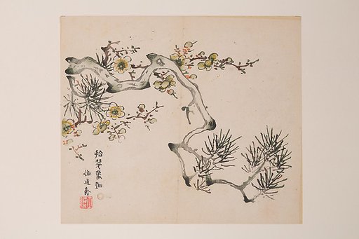Page from the Ten Bamboo Studio Manual of Painting and Calligraphy