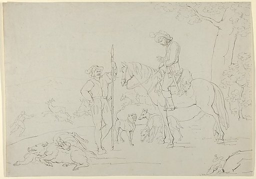 Medieval Hunting Scene