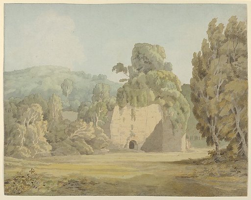 An ivy covered ruin