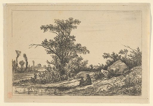 La femme et l'enfant au bord de l'eau