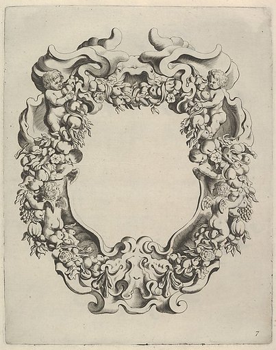 Plate 7 from "Veelderhande Niewe Compartimente"