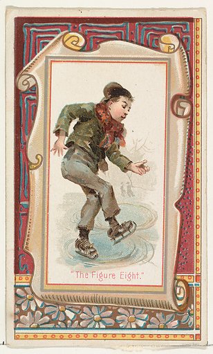 "The Figure Eight," from the Terrors of America set (N136) issued by Duke Sons & Co. to promote Honest Long Cut Tobacco