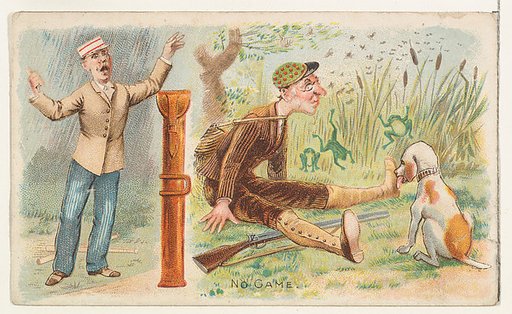 No Game, from the Talk of the Diamond set (N135) issued by Duke Sons & Co., a branch of the American Tobacco Company
