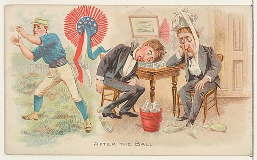 After the Ball, from the Talk of the Diamond set (N135) issued by Duke Sons & Co., a branch of the American Tobacco Company