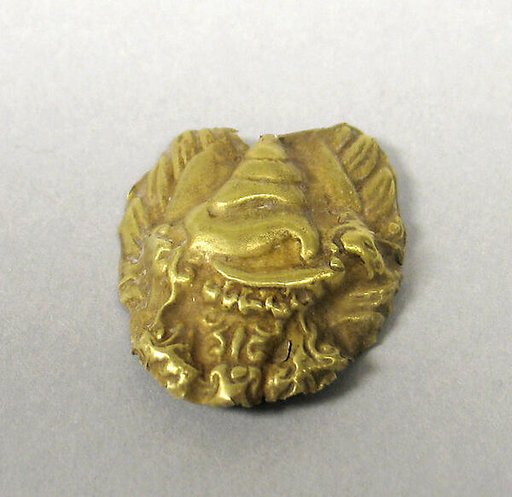 Pendant, Conch, Flame and Foliate