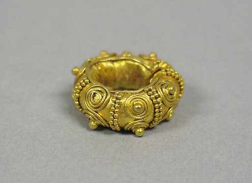 Ear Ornament, Spiral and Granular