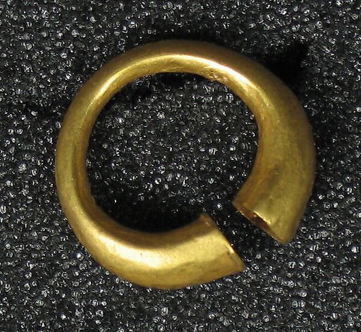 Pair of Ear Ornaments, Trumpet Form