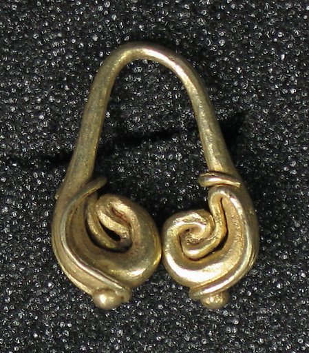Ear Ornament, Fertility Scroll