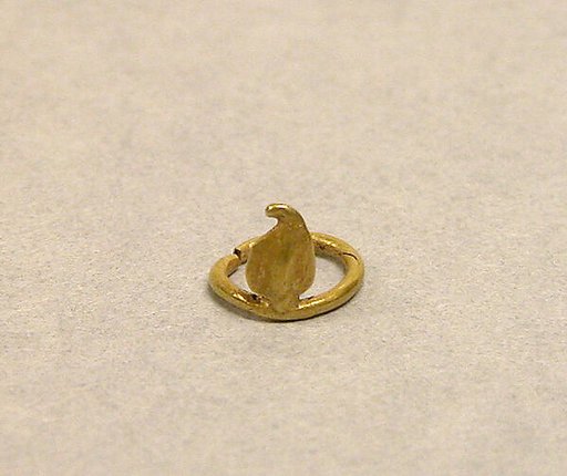 Pair of Ear Ornaments, Pendant Leaf