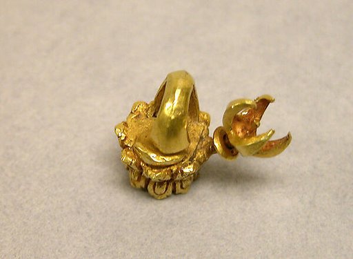 Ear Ornament, Double Lotus
