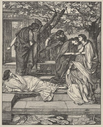 By the Rivers of Babylon, from "Dalziels' Bible Gallery"