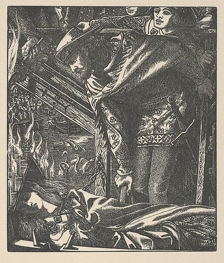 The Lady of Shalott (from Tennyson's Poems, New York, 1903)