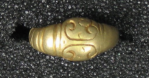 Ring with Incised C-Scrolls