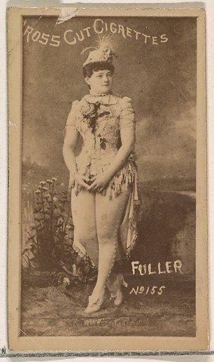 Card Number 155, Fuller, from the Actors and Actresses series (N145-1) issued by Duke Sons & Co. to promote Cross Cut Cigarettes