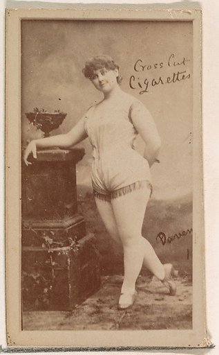 Davenport, from the Actors and Actresses series (N145-1) issued by Duke Sons & Co. to promote Cross Cut Cigarettes