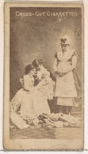 Card Number 125, Claxton, from the Actors and Actresses series (N145-1) issued by Duke Sons & Co. to promote Cross Cut Cigarettes