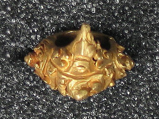 Earring cast with Mount Meru