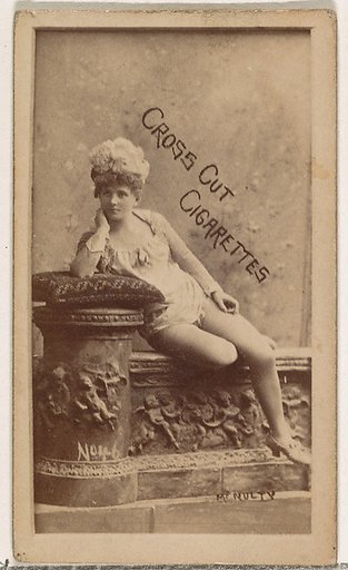 Card Number 46, McNulty, from the Actors and Actresses series (N145-1) issued by Duke Sons & Co. to promote Cross Cut Cigarettes
