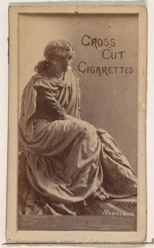 Card Number 164, Modjeska, from the Actors and Actresses series (N145-1) issued by Duke Sons & Co. to promote Cross Cut Cigarettes