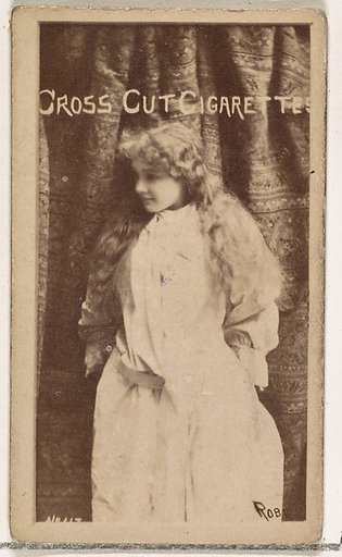 Annie Robe, from the Actors and Actresses series (N145-1) issued by Duke Sons & Co. to promote Cross Cut Cigarettes