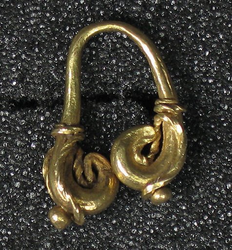 Ear Ornament, Fertility Scroll