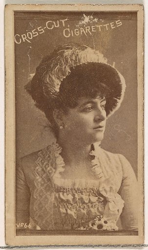 Card Number 66, from the Actors and Actresses series (N145-1) issued by Duke Sons & Co. to promote Cross Cut Cigarettes