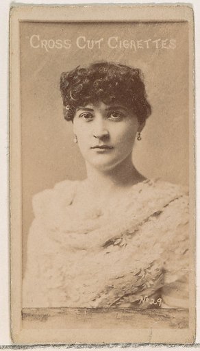 Card Number 29, from the Actors and Actresses series (N145-1) issued by Duke Sons & Co. to promote Cross Cut Cigarettes