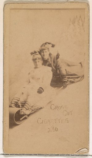 Card Number 230, from the Actors and Actresses series (N145-1) issued by Duke Sons & Co. to promote Cross Cut Cigarettes