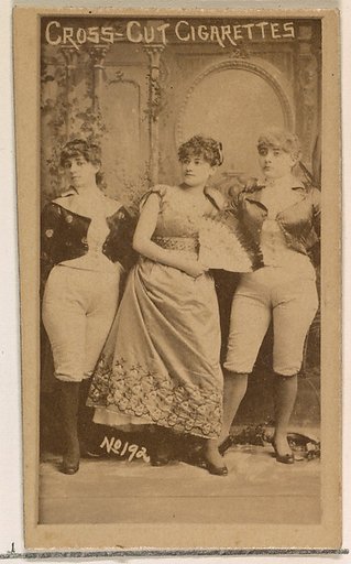 Card Number 192, from the Actors and Actresses series (N145-1) issued by Duke Sons & Co. to promote Cross Cut Cigarettes