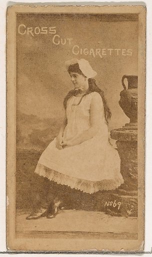 Card Number 69, from the Actors and Actresses series (N145-1) issued by Duke Sons & Co. to promote Cross Cut Cigarettes