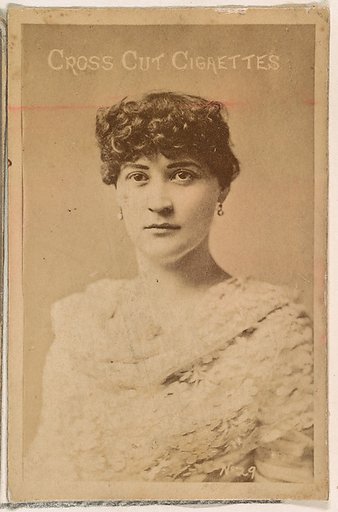 Card Number 29, from the Actors and Actresses series (N145-1) issued by Duke Sons & Co. to promote Cross Cut Cigarettes