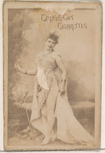 Card Number 49, from the Actors and Actresses series (N145-1) issued by Duke Sons & Co. to promote Cross Cut Cigarettes