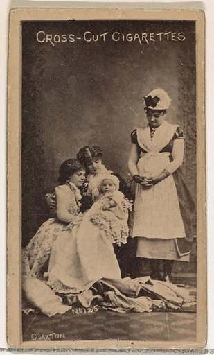 Card Number 125, Claxton, from the Actors and Actresses series (N145-1) issued by Duke Sons & Co. to promote Cross Cut Cigarettes
