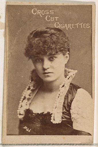 Card Number 26, from the Actors and Actresses series (N145-1) issued by Duke Sons & Co. to promote Cross Cut Cigarettes