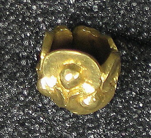 Cast Earring with Granulation
