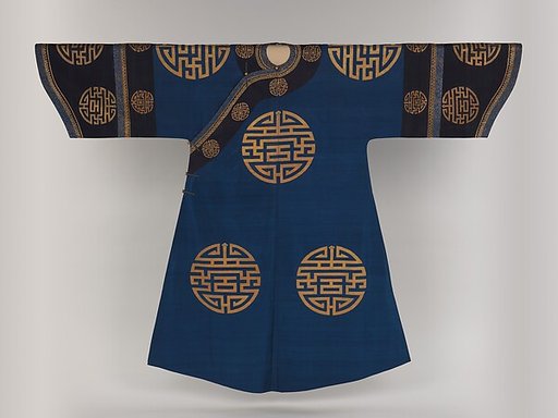 Woman's Robe with "Longevity" Medallions