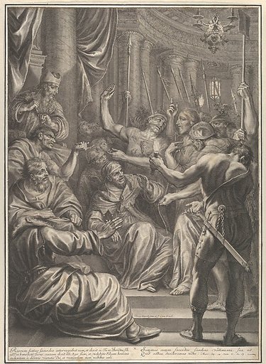 Christ Before Caiaphas, from The Passion of Christ, plate 10