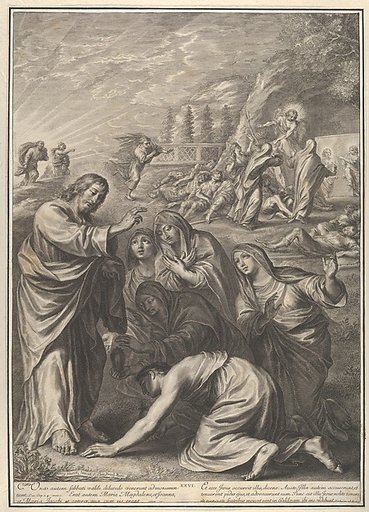 The Holy Women at Christ's Tomb, from The Passion of Christ, plate 20