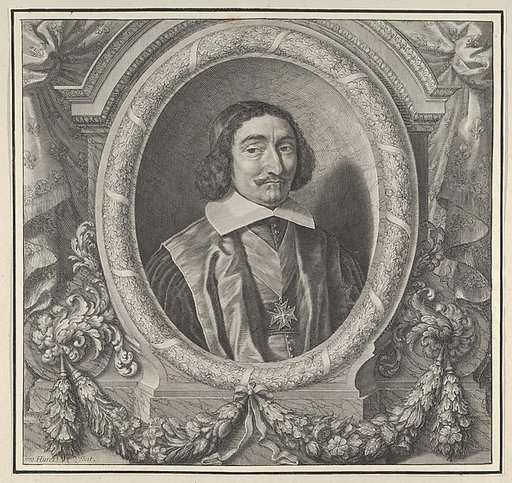 Portrait of a Male Figure Wearing a Maltese Cross